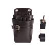 Professional Scissor Bag, Hair Tool Bag, Barber Salon Tool Case and Belt (Khaki) view 2