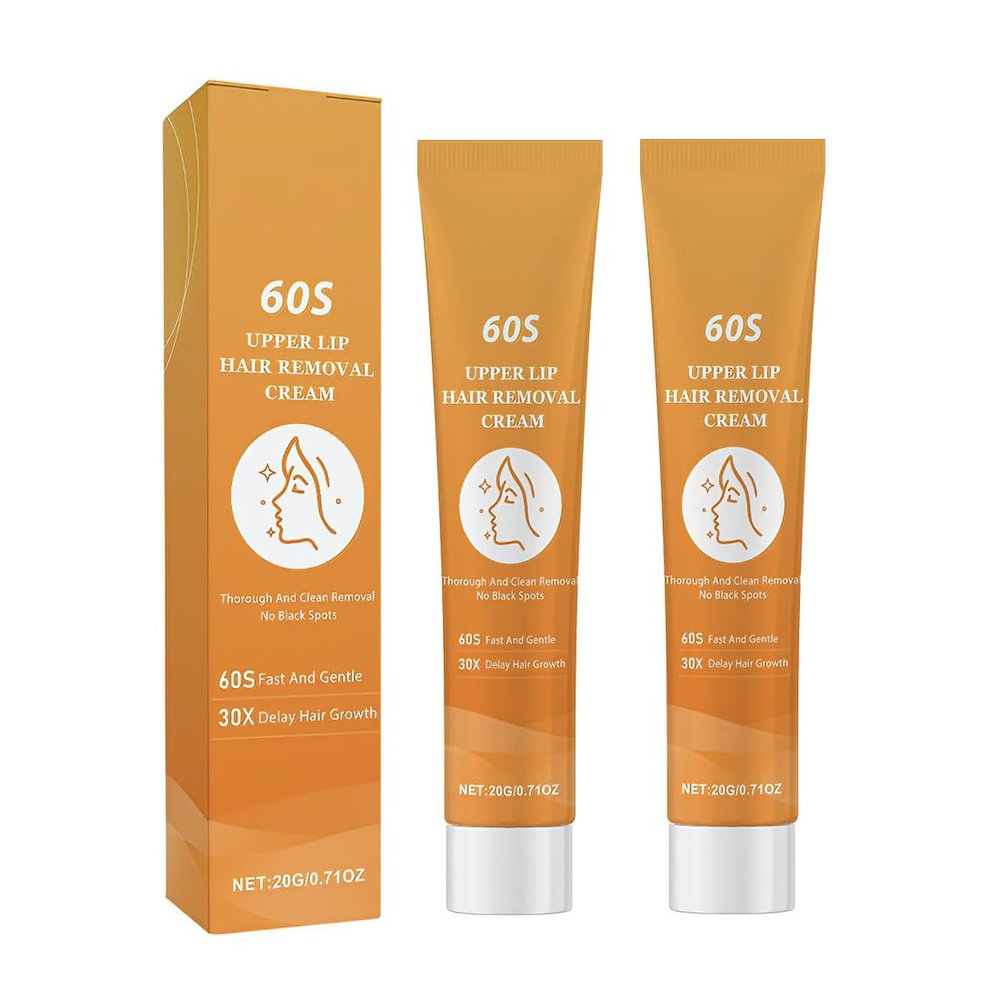 NHPY 2-Pack Facial Hair Removal Cream for Women and Men