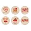 dekora 100 Edible Sugar Decorations with Romantic Designs view 1
