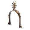 lvifloae Cowboy Spurs with Rotating Rowel, Rust-Resistant Zinc Alloy, 103 x 75 mm, Vintage Western Style for Men's Riding Boots view 4