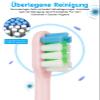 OAZSWGG Replacement Brush Heads for SIRRBTER Electric Toothbrush, 3-Pack, Soft Bristles, Deep Cleaning (Pink) view 3