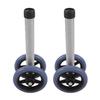 Rollator Replacement Wheels, 1 Pair, Aluminum Alloy and Rubber view 1