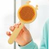 2-in-1 Dog Grooming Brush with Detangling Button view 3