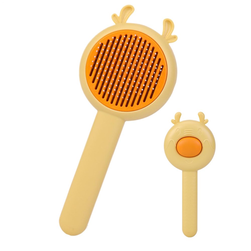 2-in-1 Pet Massage Comb for Shedding Hair Removal