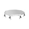 Weather-Resistant Cover for Dog Playpen, 8 Panels, Comfort and Safety for Small Animals (Silver) view 1