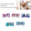 WAHEWUD 22-Piece Dog Hair Bows for Puppies, Adjustable Elastic Bands, Rhinestones and Pearls view 4