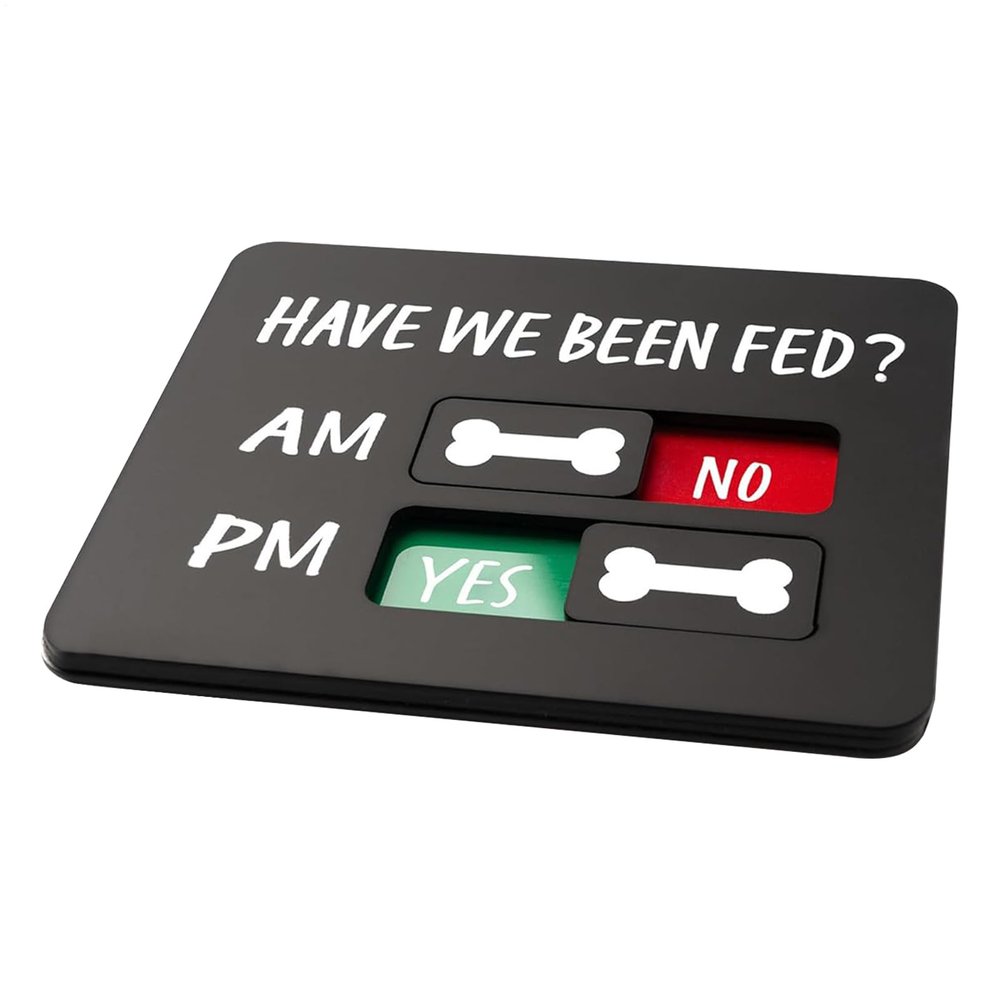 Generic Dog Feeding Magnet, Magnetic 2-Meal Feeding Chart for Cats and Dogs