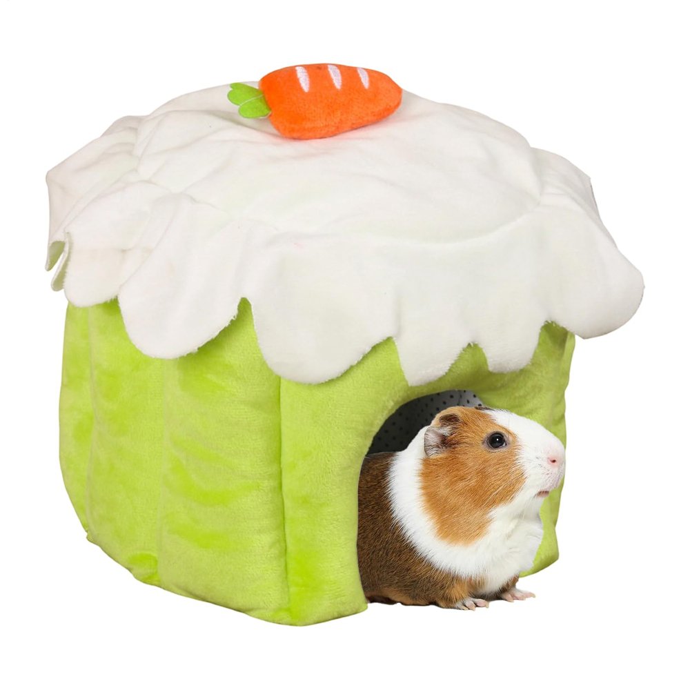 Cake-Shaped Hanging Warm Nest Bed for Rabbits and Small Pets