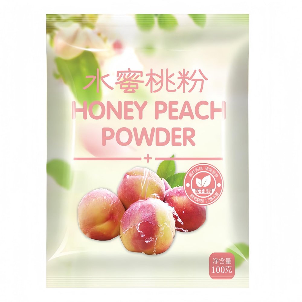 JOIYSVEN Freeze-Dried Fruit Powder for Hot and Cold Drinks, Baking and Blending, 100 g (Peach)