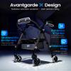 VOCIC Z11 Foldable Lightweight Rollator with Seat, 172 kg Capacity, Narrow for Indoor Use view 2