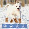 4-Pack Dog Boots for Paw Protection view 2