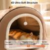 Cozy Dog Cave with Removable Cushion view 2