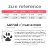 Dog Boots Paw Protection 4 Pack, Winter Anti-Slip Dog Shoes, Plush Dog Boots for Small and Medium Dogs Outdoor Activities (Red, M) view 3