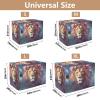 Breathable Lion Galaxy Dog Crate Cover, XL view 3