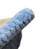 Yunseity Pet Plush Hanging Hammock, Double Layer, Easy to Clean Bed for Hamsters, Soft Coral Fleece Material, Fun Jumping Platform, Suitable for Climbing Pets (Blue) view 3