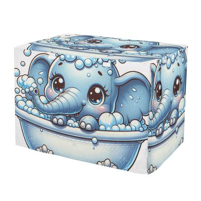 Breathable Dog Crate Cover with Elephant Design, XL