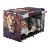 Breathable Lion Galaxy Dog Crate Cover, Small view 2
