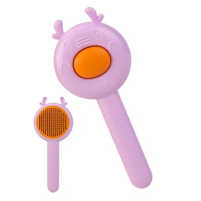 2-in-1 Dog Grooming Brush, Massage and Cleaning Comb