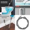 AugSnake Professional Drain Cleaning Snake with Reinforced 10 mm Spring Steel view 2