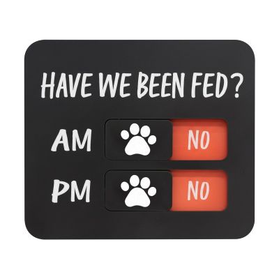 Lunaobrik Dog Has Been Fed Sign