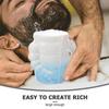 OUNONA Ceramic Shaving Bowl with Stable Base, Quick-Lathering Shaving Mug for Men, Reusable Wet-Shaving Accessory for Home and Travel view 4