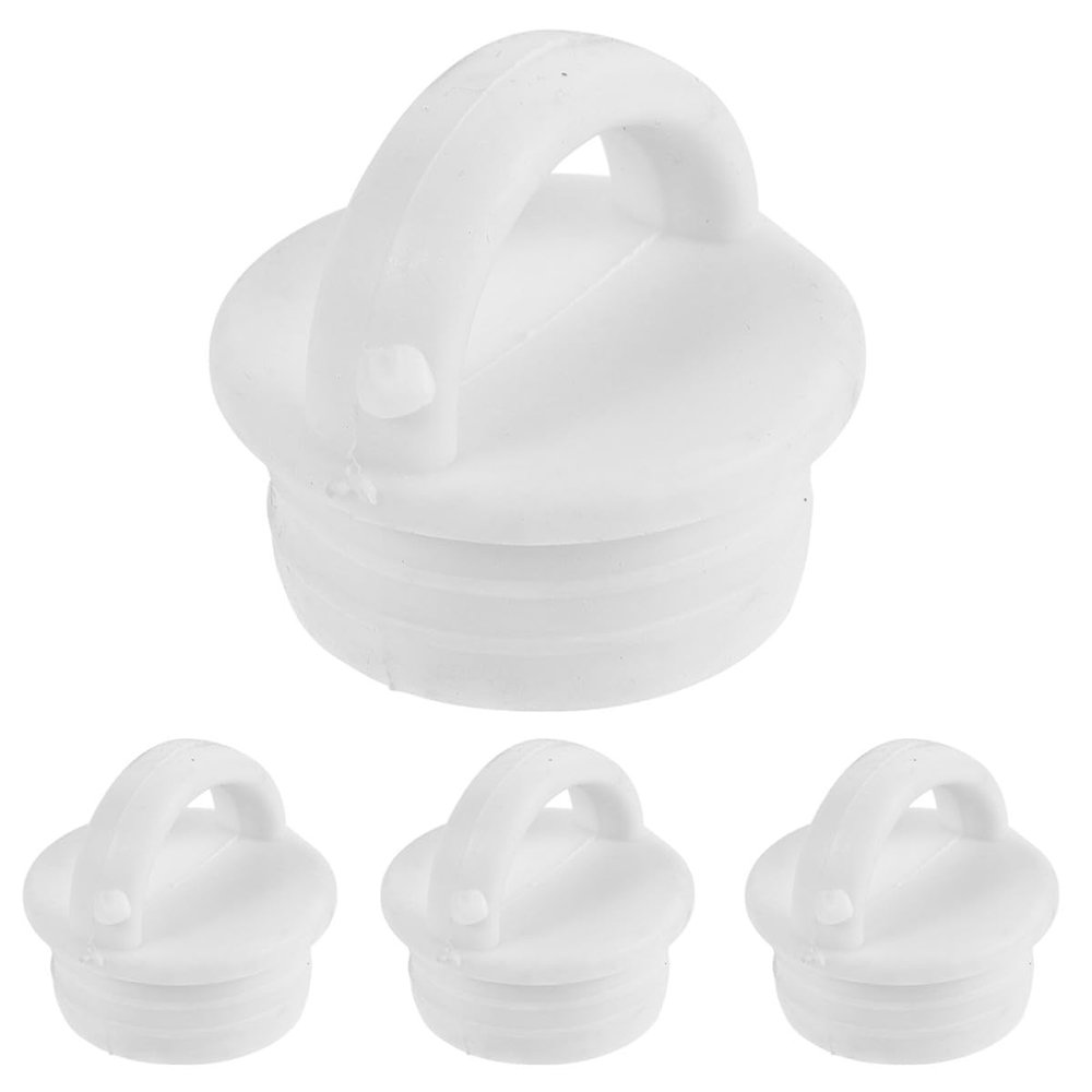 GLEAVI 4-Piece Rubber Drain Stopper Set for Mop Buckets