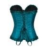 Women's Gothic Halloween Overbust Corset Top view 2