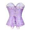 Women's Gothic Halloween Corset Top – Full-Bust Off-Shoulder Corsage with Lacing view 2