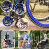 Wheelchair Handrim Covers, Comfort Grip, High Traction, Yellow, 24 in view 2