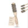 KANSAI Green Professional Round Brush No. 1 | 25 mm | Bio-Based with 20% Straw | Nano Ionic Ceramic Core up to 110°C | Fast Heat Transfer & Large Air Vents | Soft Grip with Sectioning Pin view 1