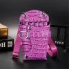 GDHKDDFL Scissor Holster for Hairdressers, PU Leather Tool Bag with Belt, Purple view 2