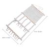 DECORNIJIA Wall-Mounted Hair Accessory Organizer with Stainless Steel Hooks view 2