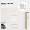 DECORNIJIA Wall-Mounted Hair Accessory Organizer with Stainless Steel Hooks view 3