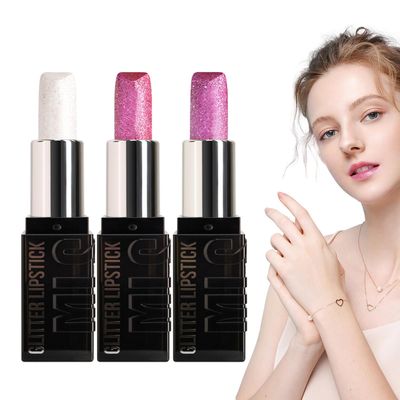 3-Piece Glitter Lipstick Set