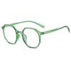 Xrbin Fashionable Oversized Glasses for Men and Women with Myopia, Lightweight Glasses for Near and Distance Vision (Green, -5.50 Diopters) view 1