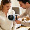 Pet Hair Removal Glove for Dogs and Cats - Reusable Five-Finger Grooming Brush view 3