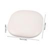 Gogogmee Nail Elbow Rest Hand Cushion 16 x 16 x 2.5 cm, White PU Leather view 2
