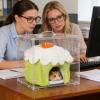 Cake-Shaped Hanging Warm Nest for Hamsters and Small Pets view 2