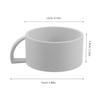 Housoutil Men's Shaving Lather Bowl with Wide Opening, PLA view 2