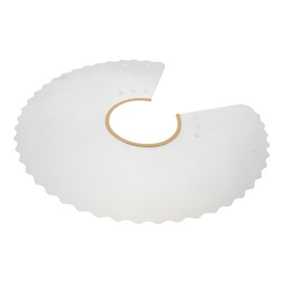 NOLITOY Adjustable Transparent Elizabethan Collar for Cats and Small Dogs, Lightweight Postoperative Recovery and Anti-Licking Collar, Size L