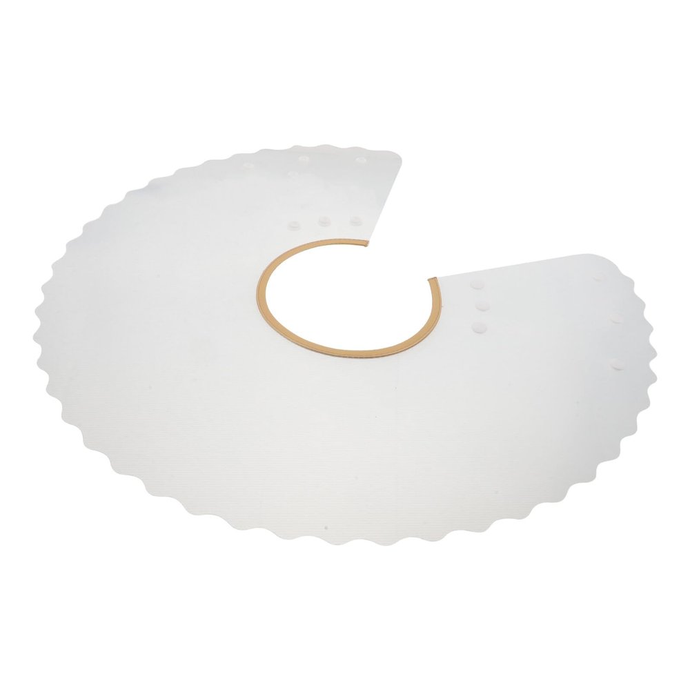 NOLITOY Adjustable Transparent Elizabethan Collar for Cats and Small Dogs, Lightweight Postoperative Recovery and Anti-Licking Collar, Size L