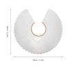 NOLITOY Adjustable Transparent Elizabethan Collar for Cats and Small Dogs, Lightweight Postoperative Recovery and Anti-Licking Collar, Size L view 2