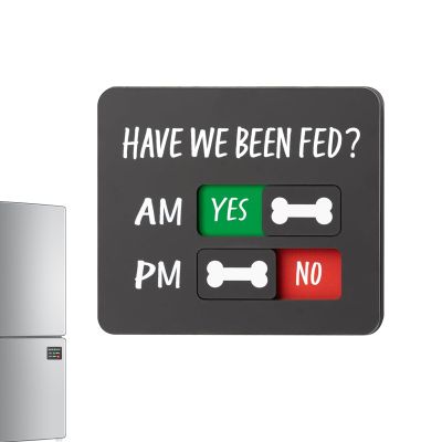 Dog Feeding Reminder with AM/PM Slider