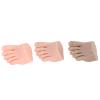 3-Piece Silicone Foot Model Set, Left Half-Foot Design with Toes for Nail Art and Pedicure Practice view 2