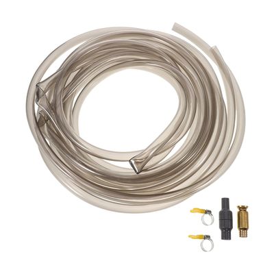 Toddmomy Aquarium Siphon Hose 5 m with Clamp, PVC Nozzle, Gravel and Substrate Vacuum for Freshwater and Saltwater Aquariums