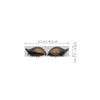 Eyelash Eyeshadow Makeup Stickers, 5 Pairs, PVC, Pre-Cut view 2
