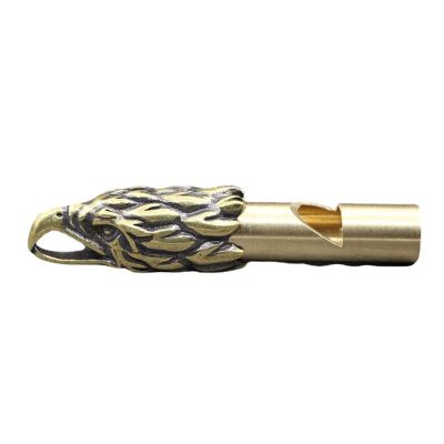 Lightweight Brass Animal Whistle for Outdoor Use