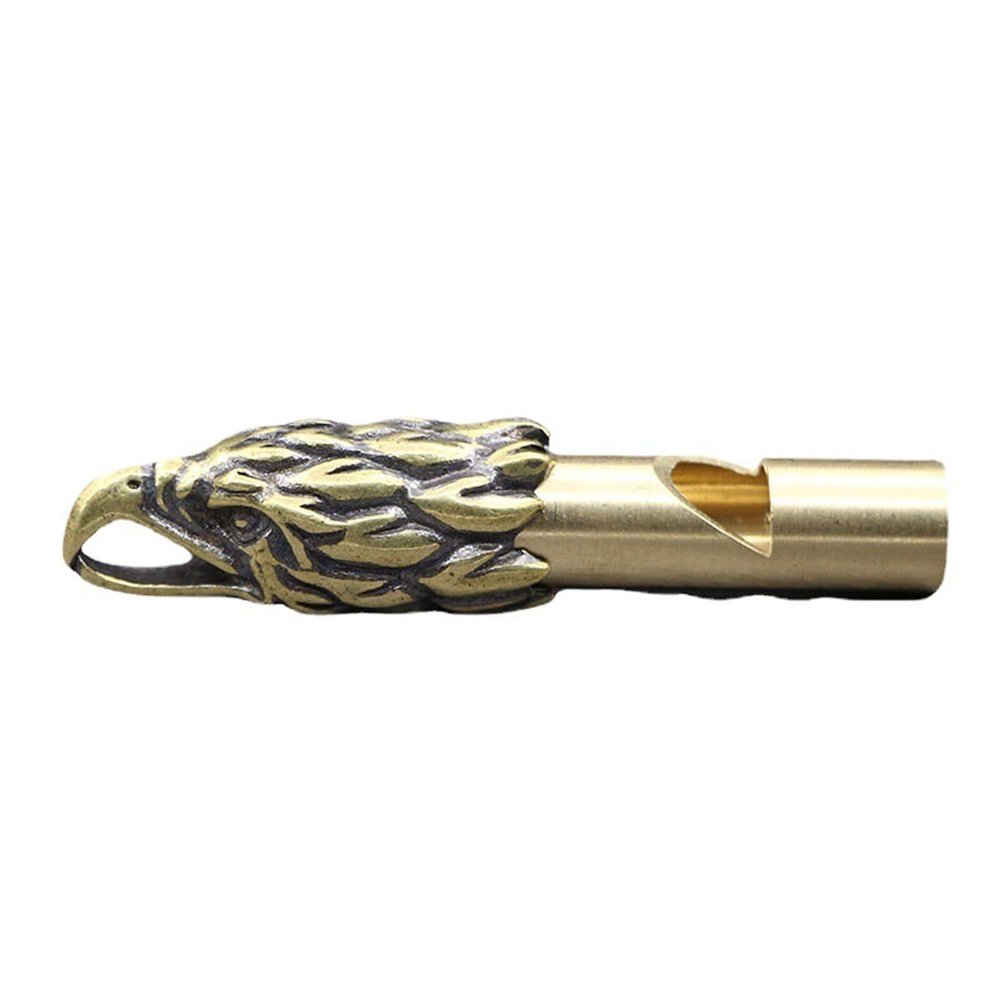 Lightweight Brass Animal Whistle for Outdoor Use