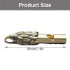 Lightweight Brass Animal Whistle for Outdoor Use view 4