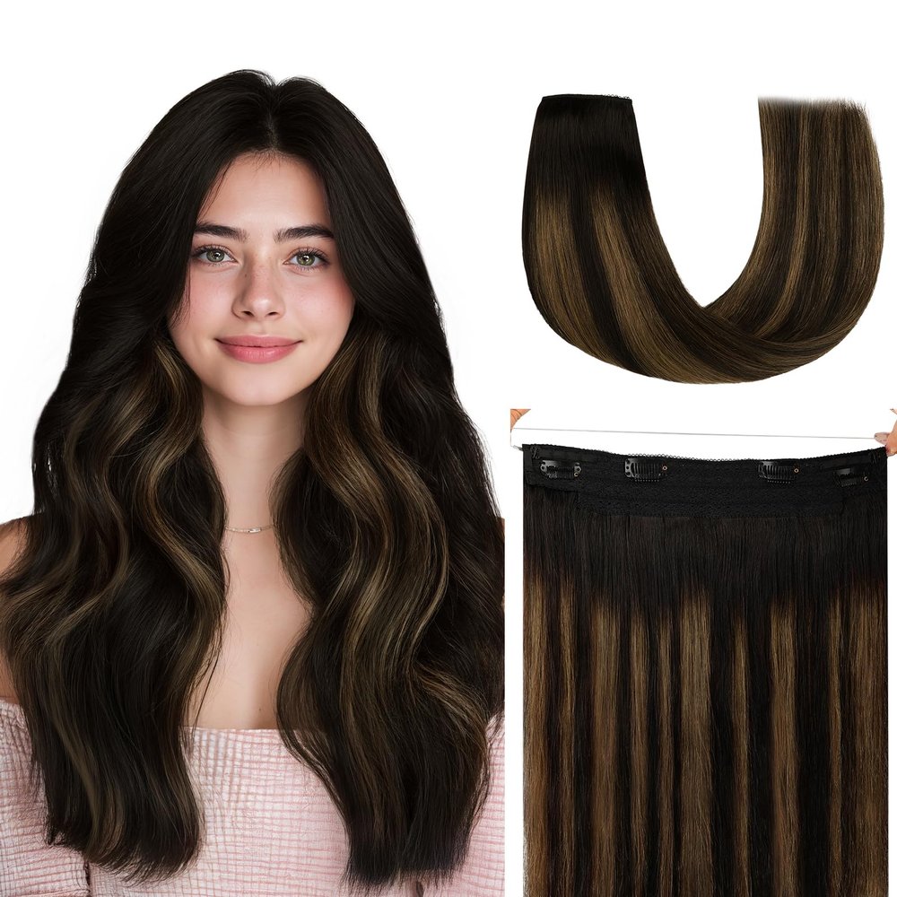 hotbanana Secret Hair Extensions, Human Hair, 35 cm, 75 g